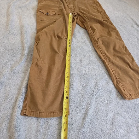 Anthropologie Pants Women's 36x27 (Tag 32) Beige Tan The Wanderer Cargo Pockets - Picture 6 of 14